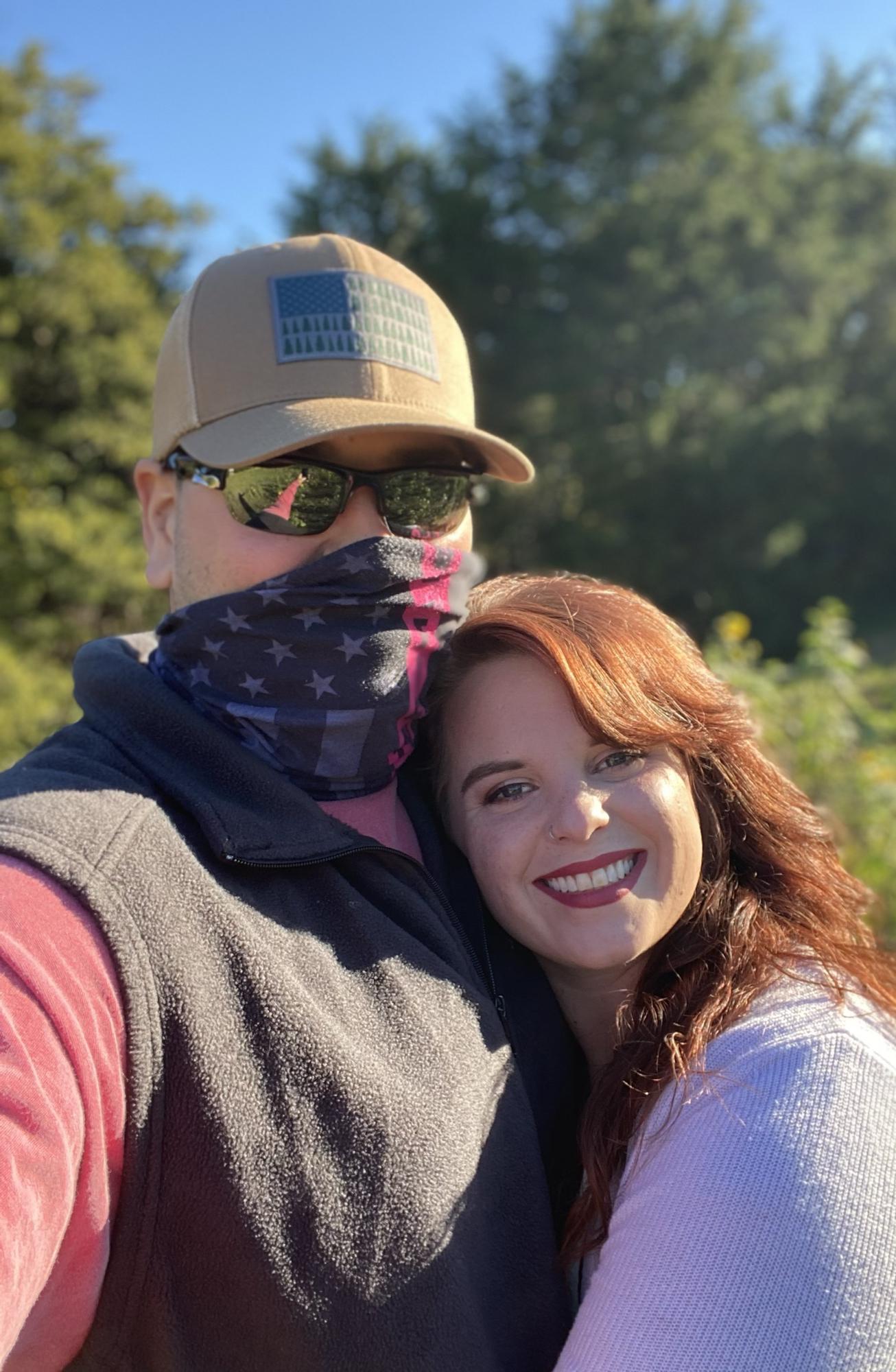 Right before we picked pumpkins in Fall of 2020