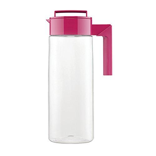 Takeya Patented and Airtight Pitcher Made in the USA, 2 Quart, Raspberry