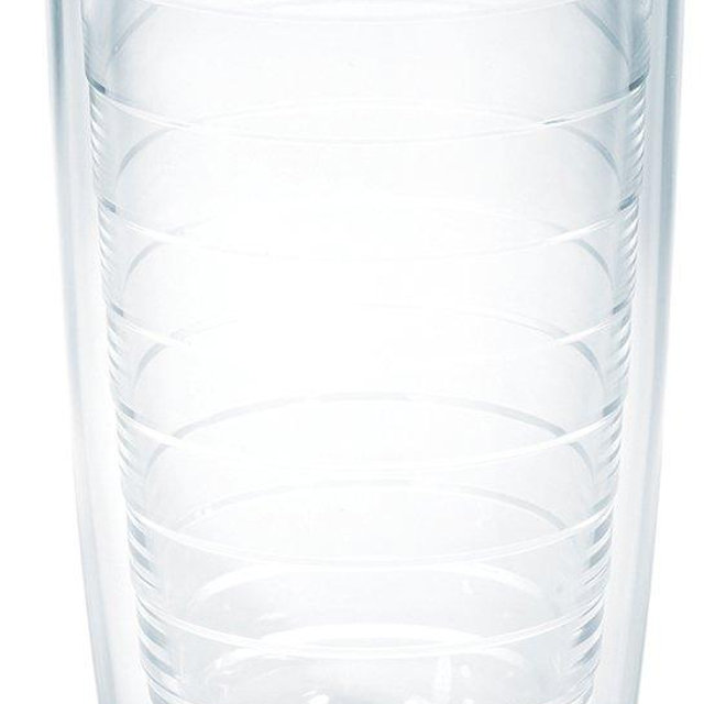 Tervis 1030309 Colorful Insulated Tumbler with Black Lid, 16oz, Clear