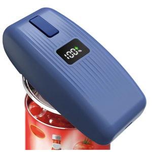 Electric Can Opener – USB Rechargeable with LED Display, Smooth Edge, One-Touch Hands-Free Automatic Can Opener for Seniors & Arthritis, Works on All Can Types, Food-Safe Kitchen Gadgets