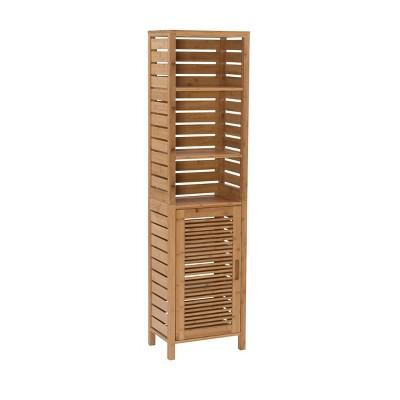 Bracken Tall Cabinet Natural - Linon