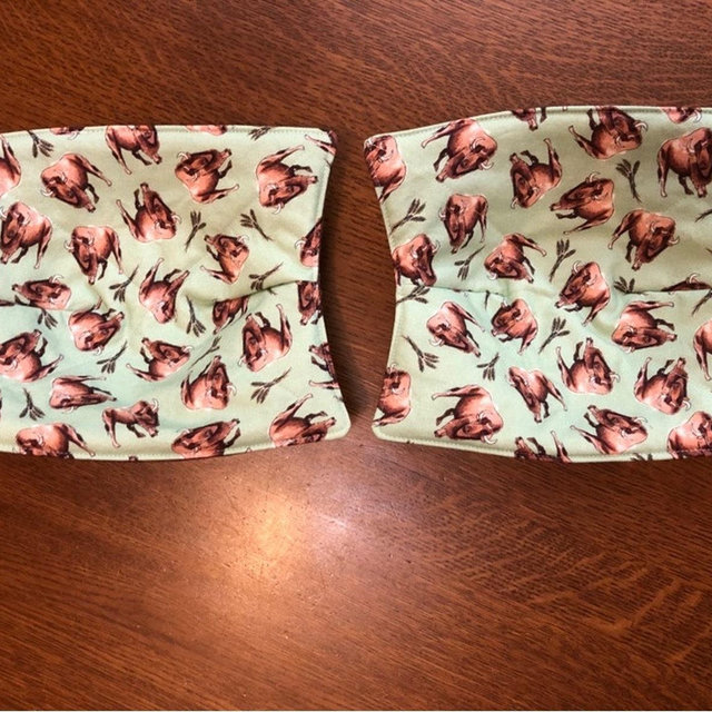 Buffalos Print, Set of 2, Bowl Cozies, Western