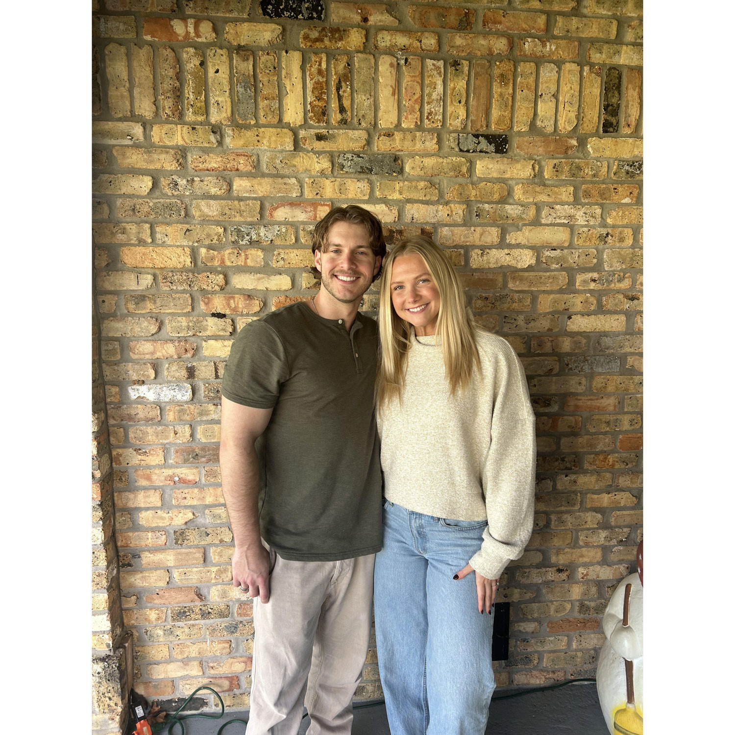 Another photo of us cheesin' away! (: