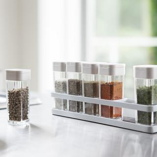 Tower 7-Piece Spice Bottle & Rack Set