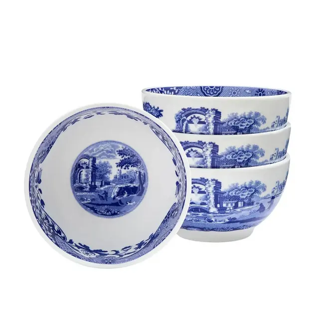 Spode Blue Italian Dip Bowls Set of 4