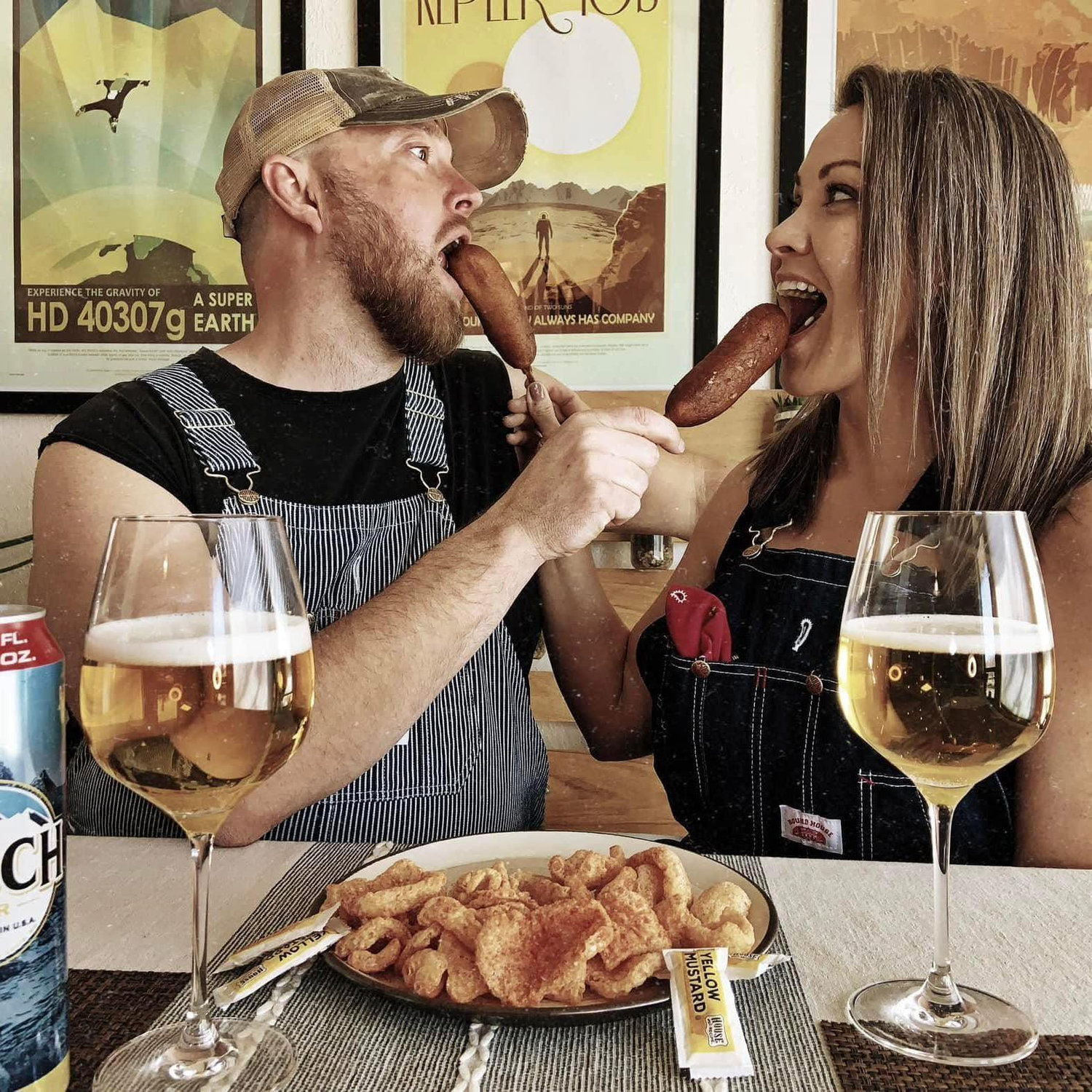 Life is short; find someone to share corndogs with.