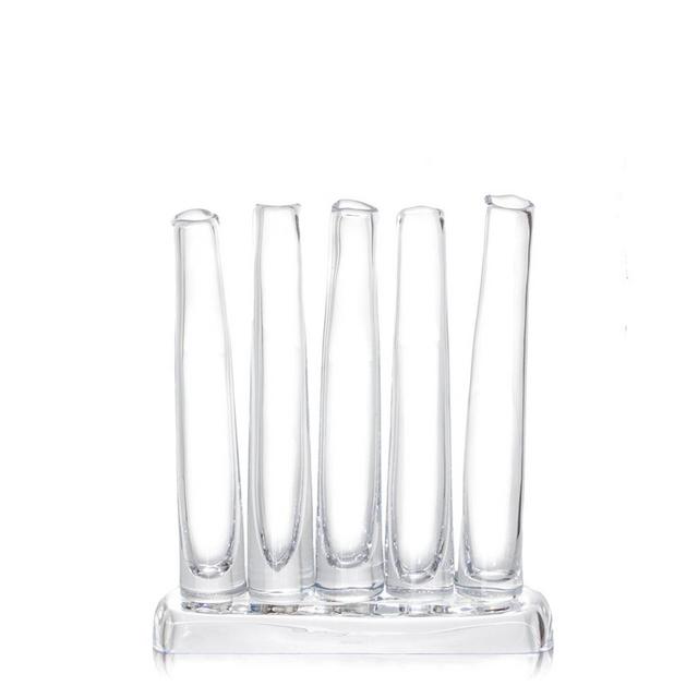 Elli Small Scissor-Cut Glass Vase