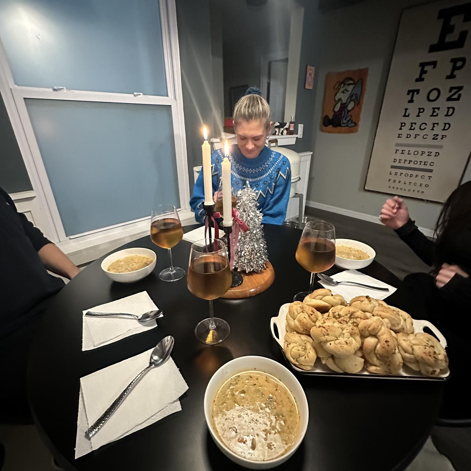 Dinners w/ friends: