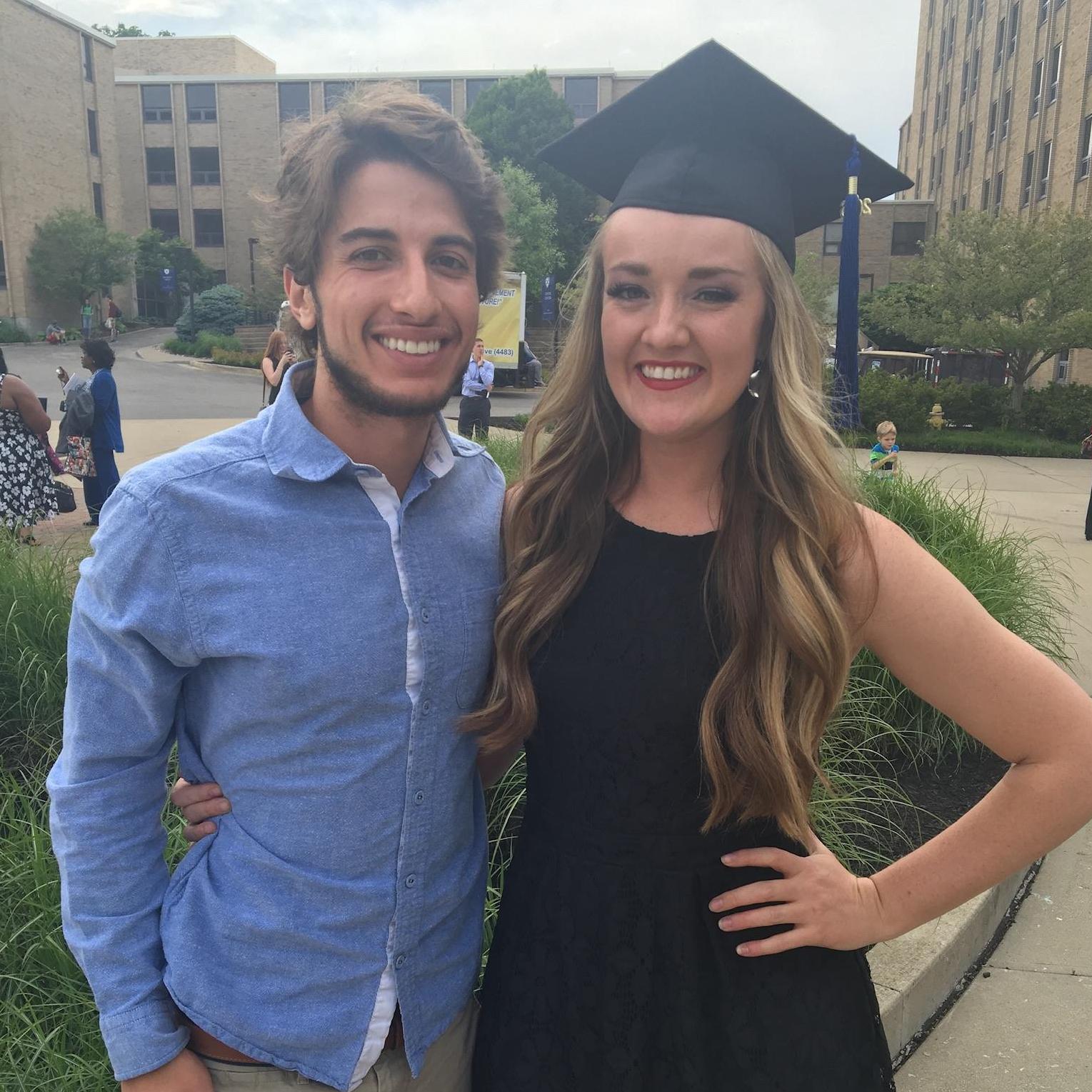 Tay's college graduation.