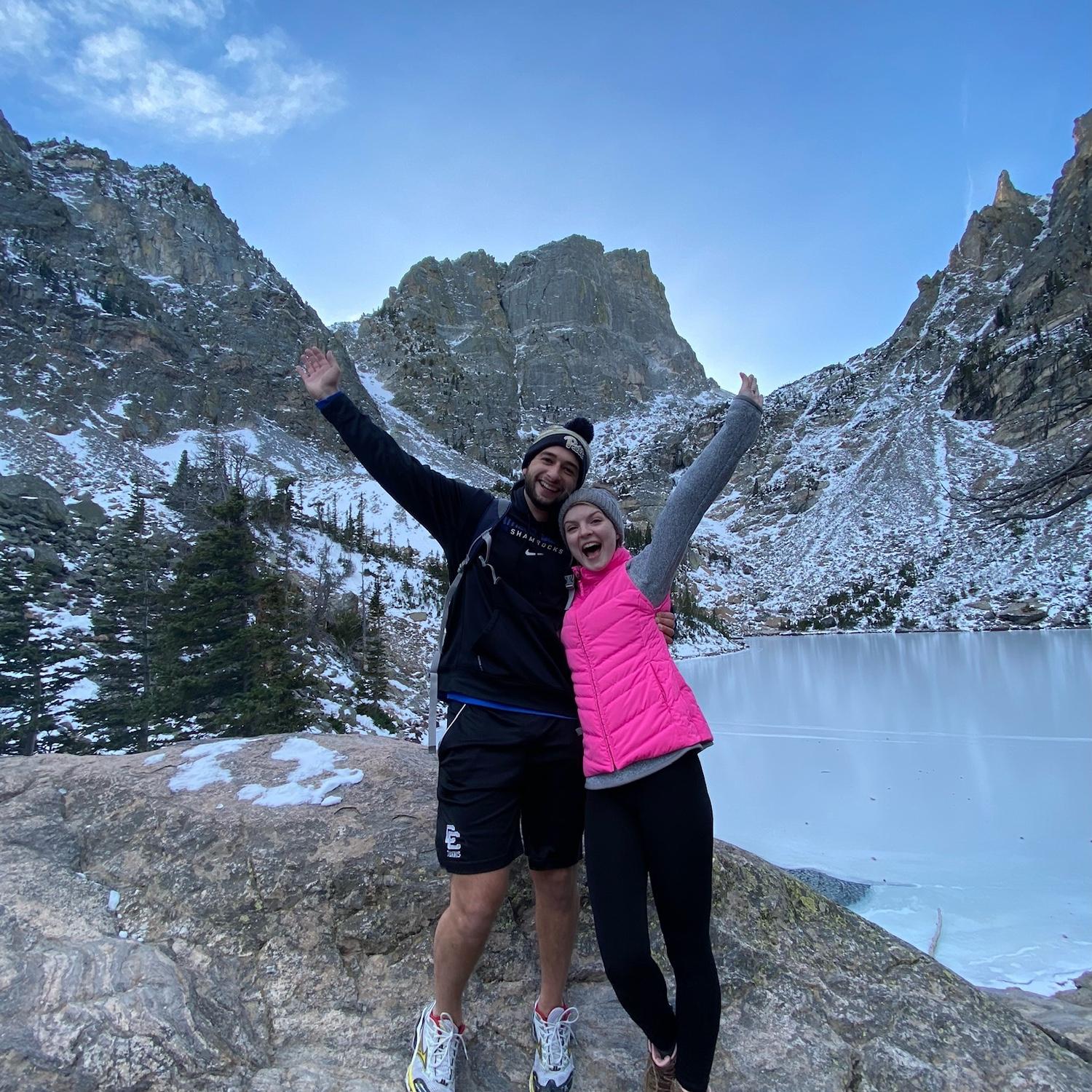 James and Emily at Emerald Lake in Colorado!