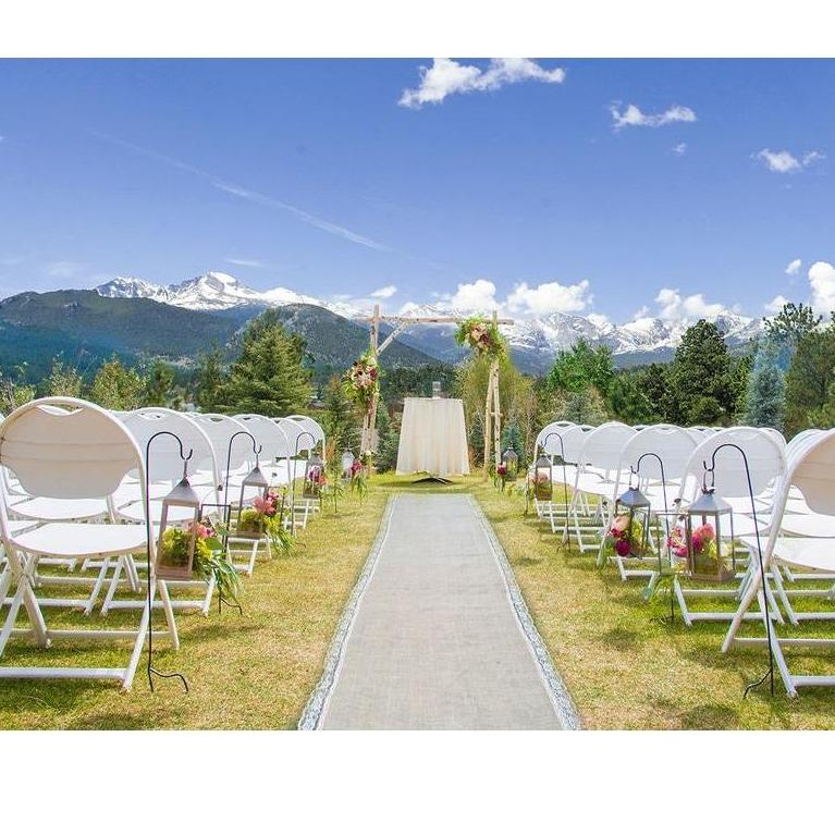 Ceremony venue - Lawn Area Stanley Hotel - if the weather hold up.