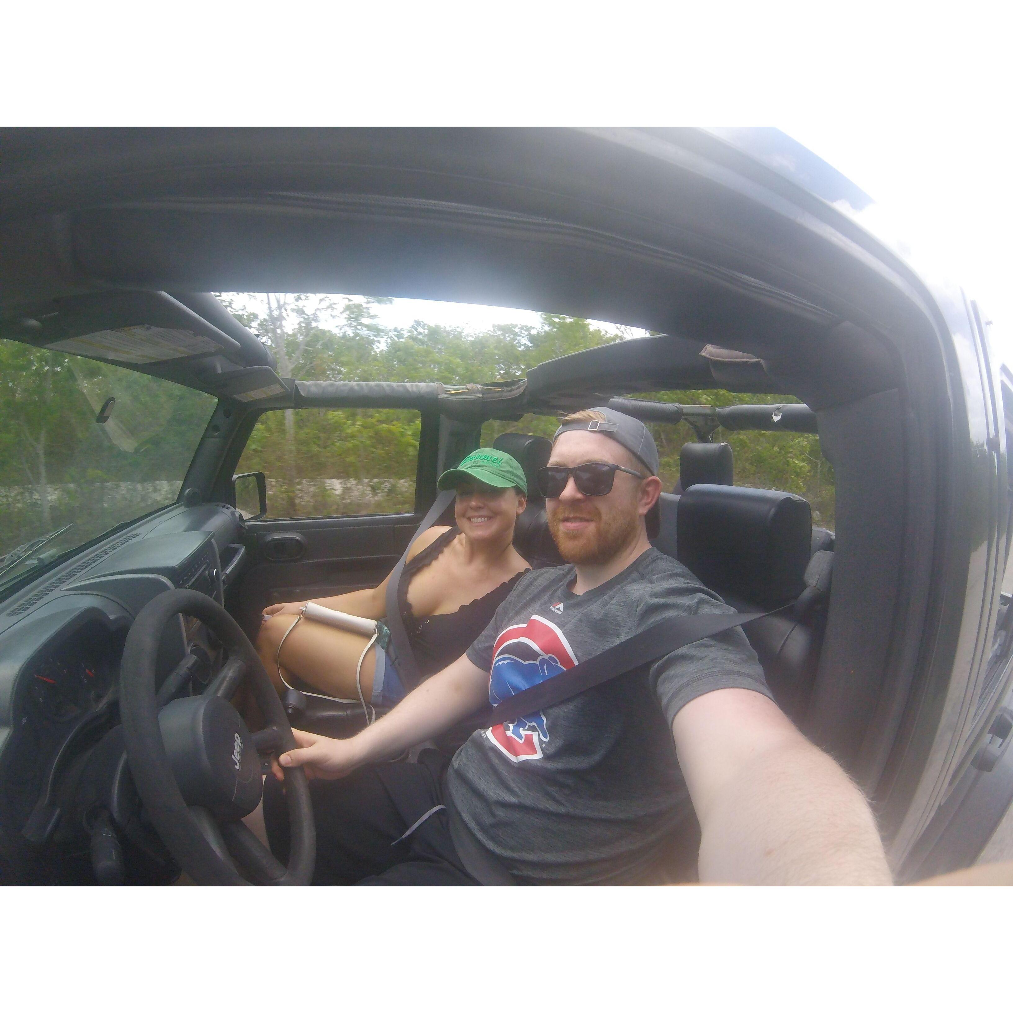 Jeeping it around Cozumel