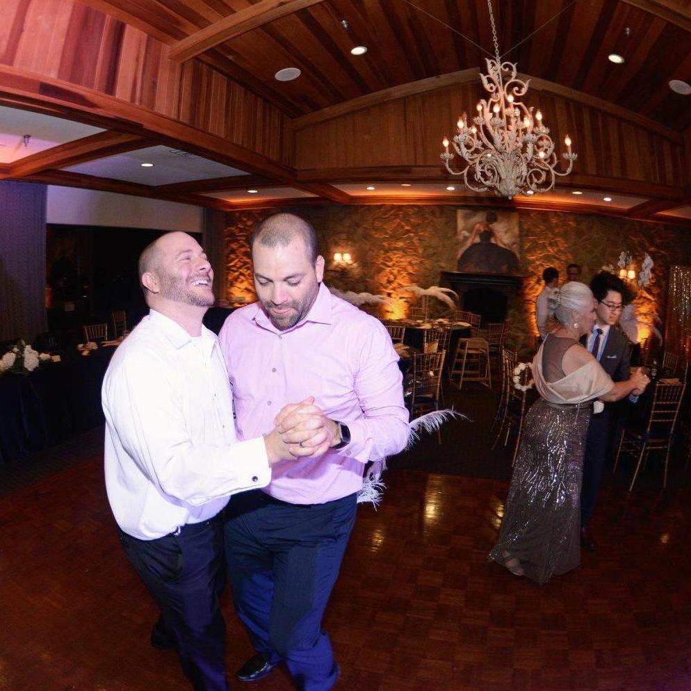 Dancing at Brad & Lauren's wedding