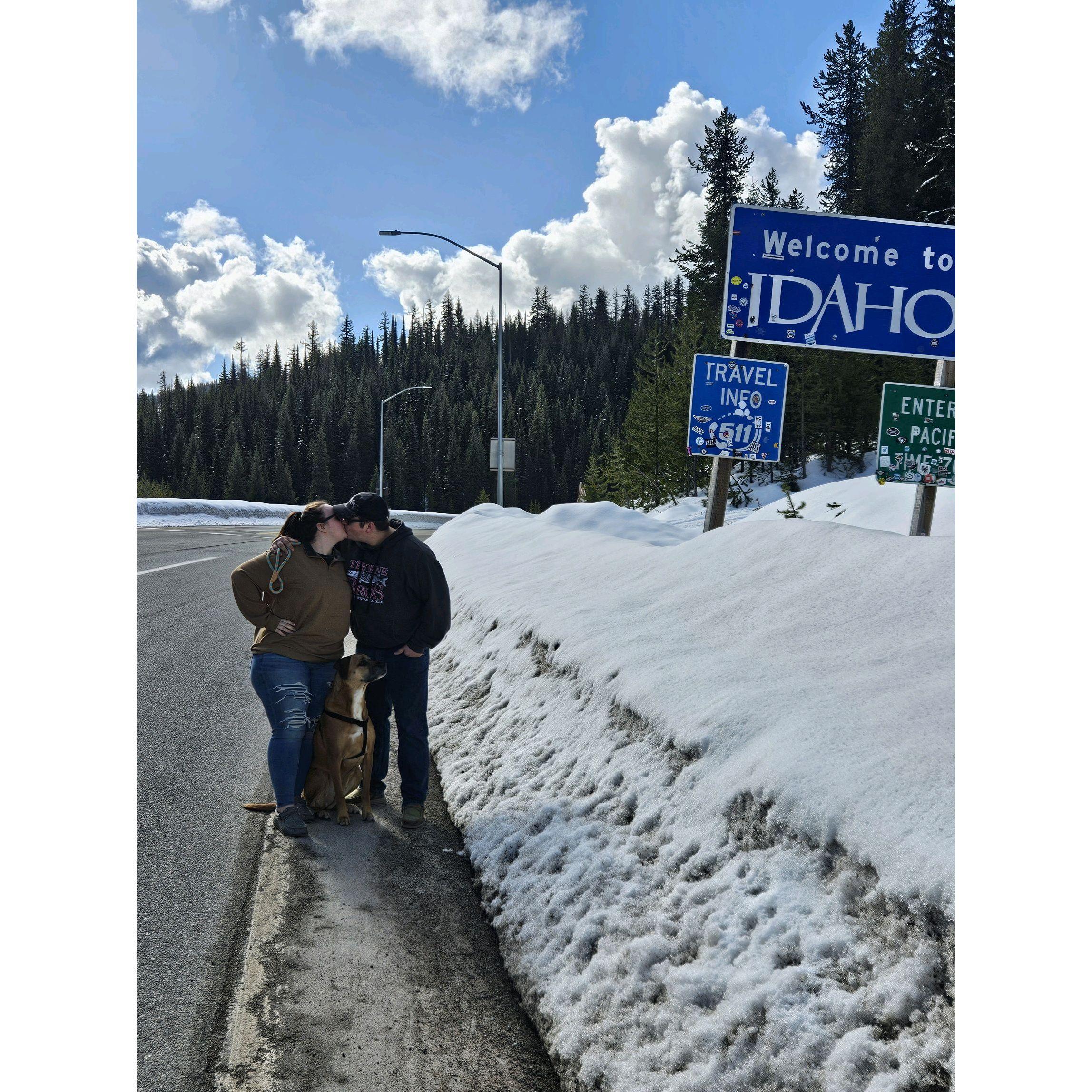 First day living in Idaho with our best girl ❤️