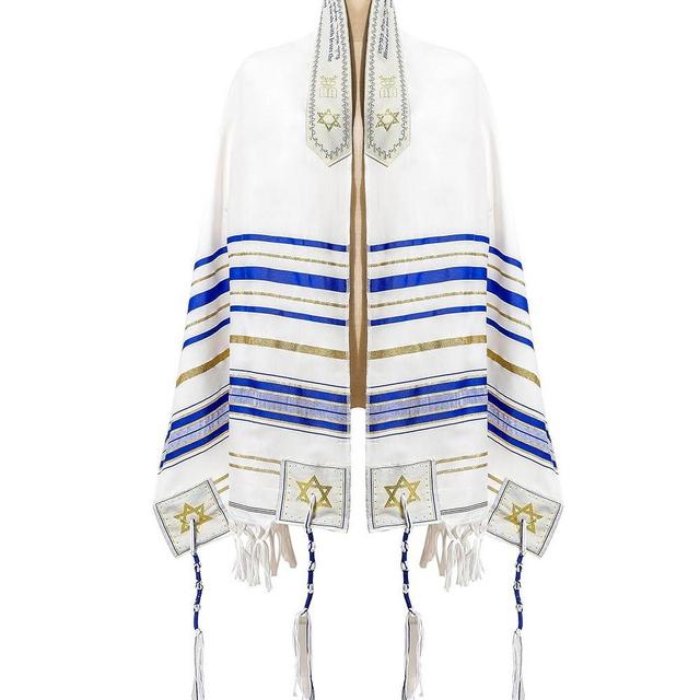 Tallit Prayer Shawl 72"x 22" with Bag For Men & Women