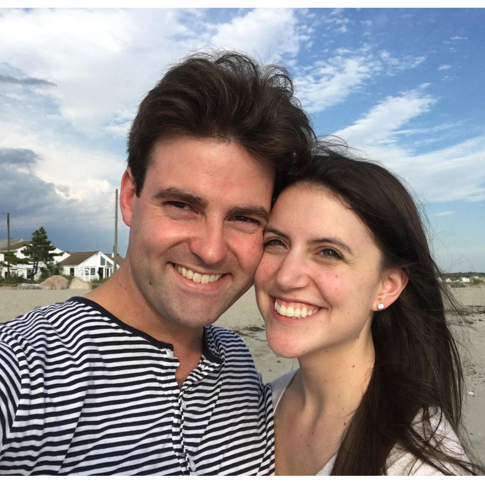 Our first photo together