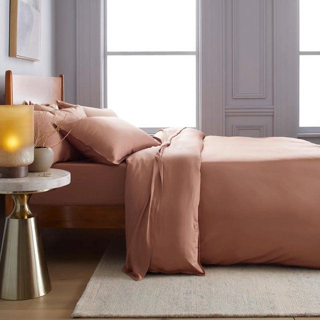 Bamboo Deluxe Bedding Bundle - Clay, Queen