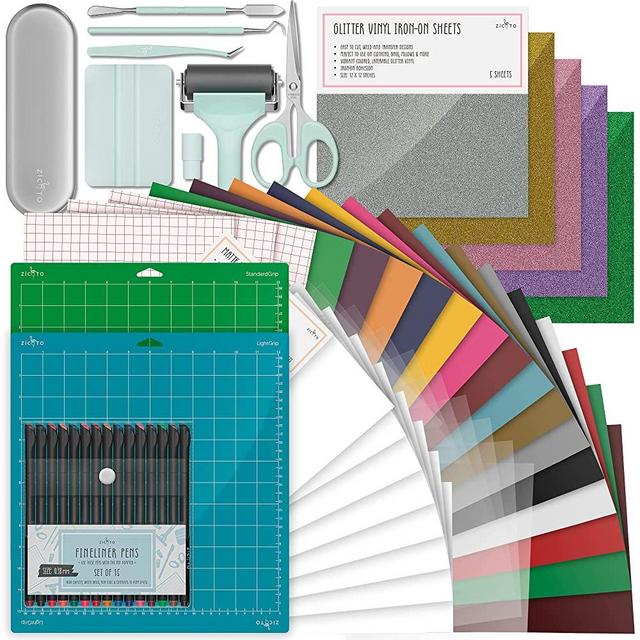 Ultimate Accessories Bundle Compatible with All Cricut Makers Incl. Explore Air/Joy - The All Incl. Tool Kit for Beginners or Skilled Craft Lovers - Perfect Bundle Pack to Enjoy Your Crafting Journey