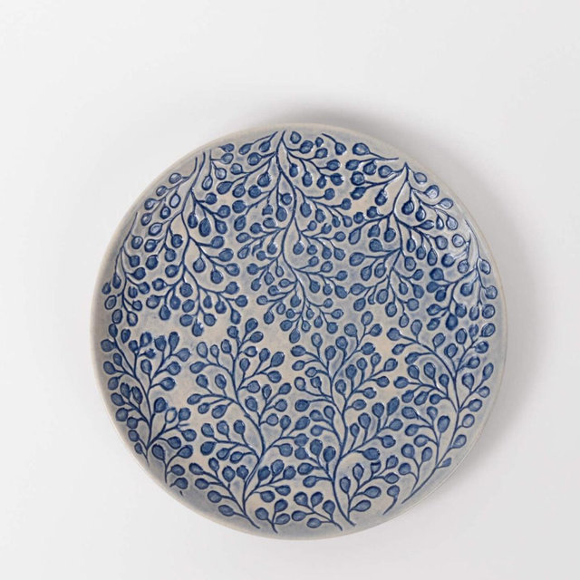 Delphinium Dessert Plate