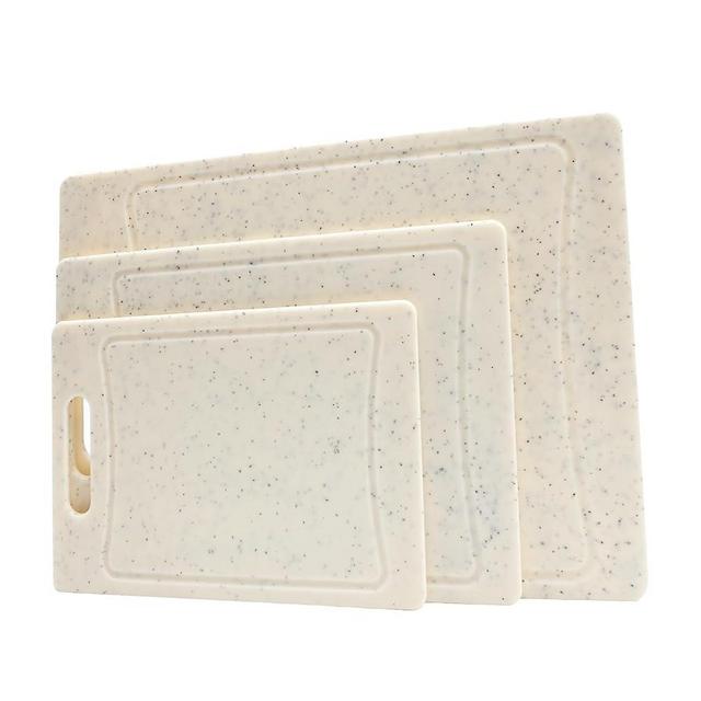 COOK WITH COLOR Cutting Board Set- 3 Pc. Kitchen Cutting Board Set - Large, Medium and Small Cutting Boards with Non Slip Bottom for Meat, Veggies, Fruits, Easy Grip Handle (Speckled White)