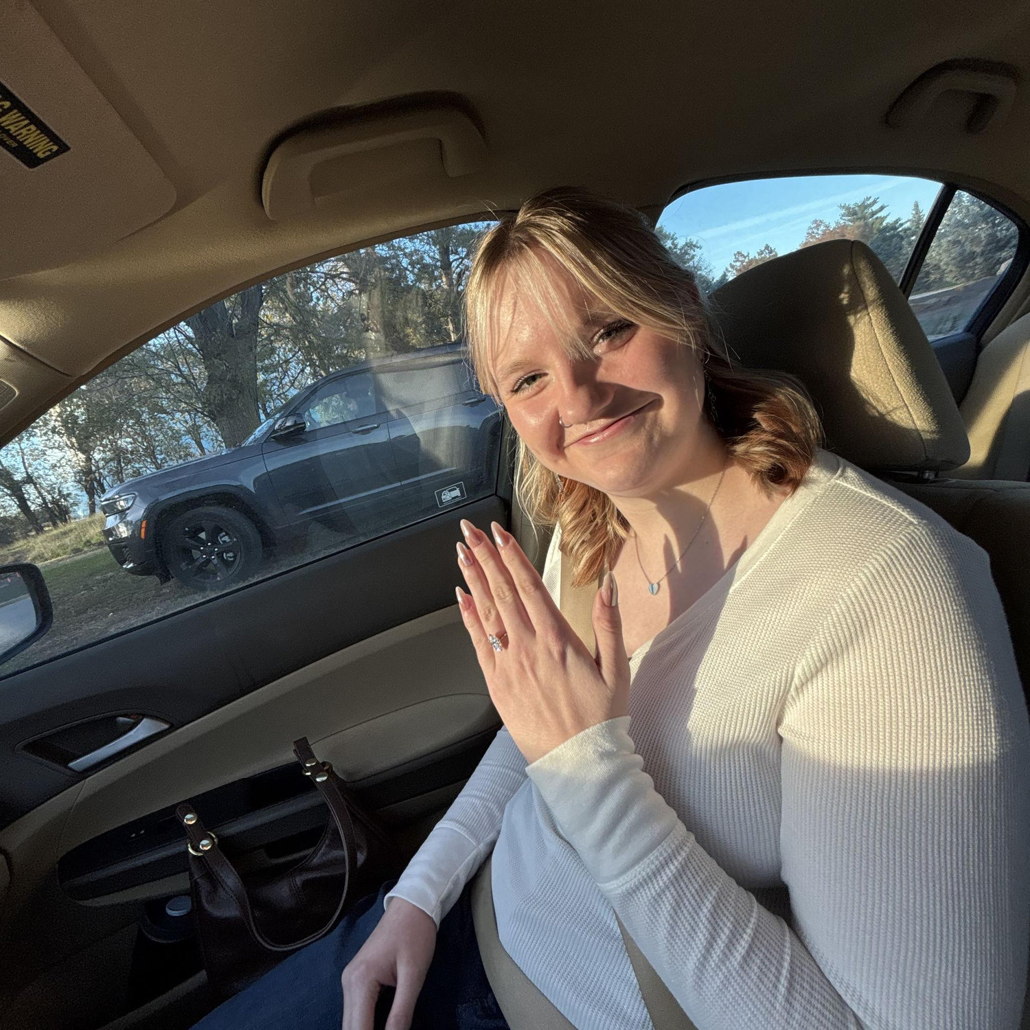 Ten minutes after Lauren said "yes".