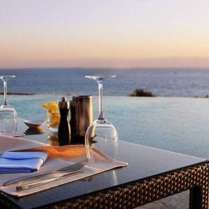Dinner on our Honeymoon