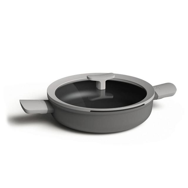 Leo 10.25" Non-Stick Covered 2-Handle Sauté Pan, Gray