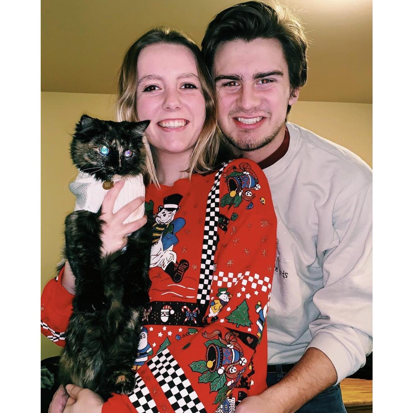 Our second Christmas living together but our first Christmas with our baby Sinjin