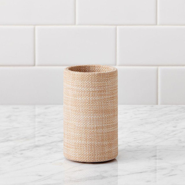 Raffia Toothbrush Holder