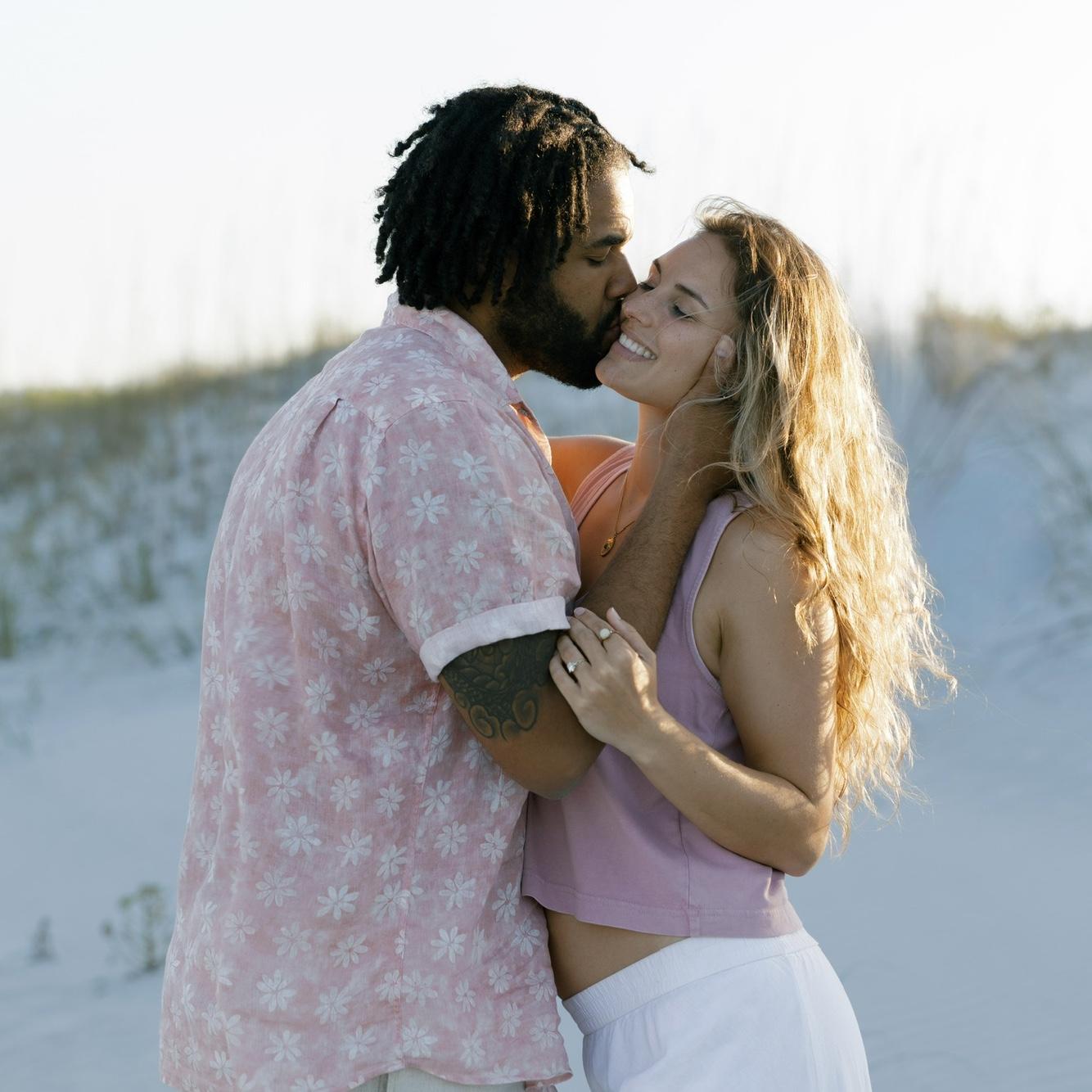 Engagement photos at the beach 🌅