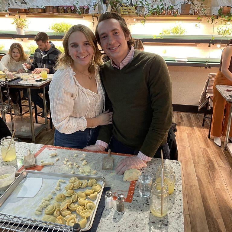 A very boozy cooking class
