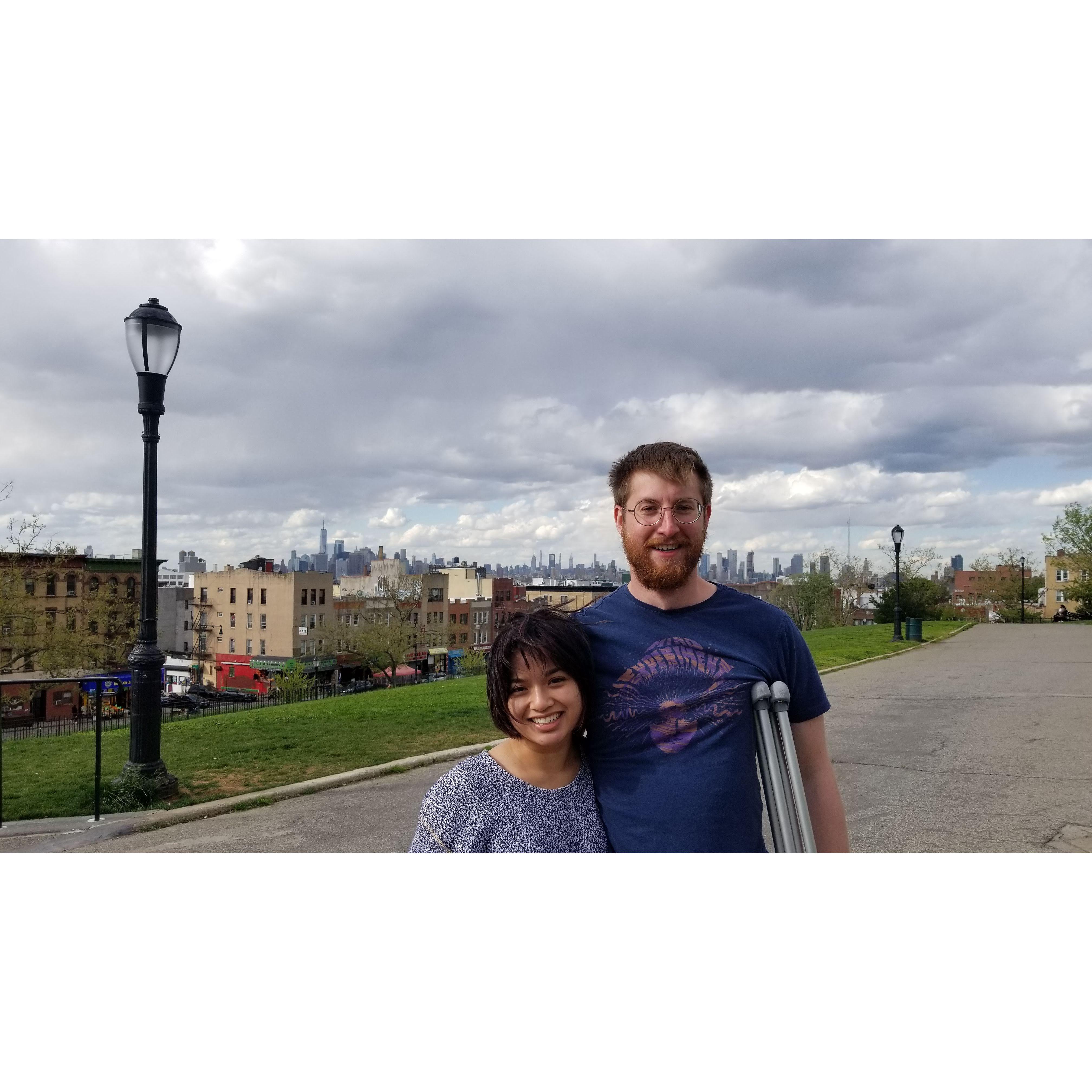 Our first trip as a couple to New York where Samuel started introducing March to some of his closest college friends