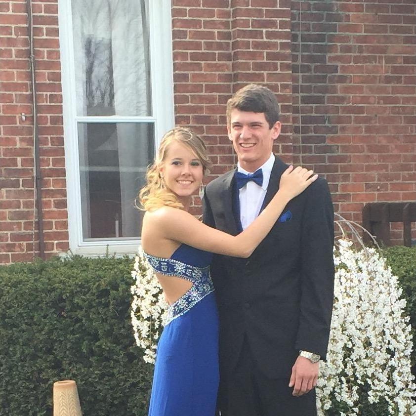 His junior year prom!