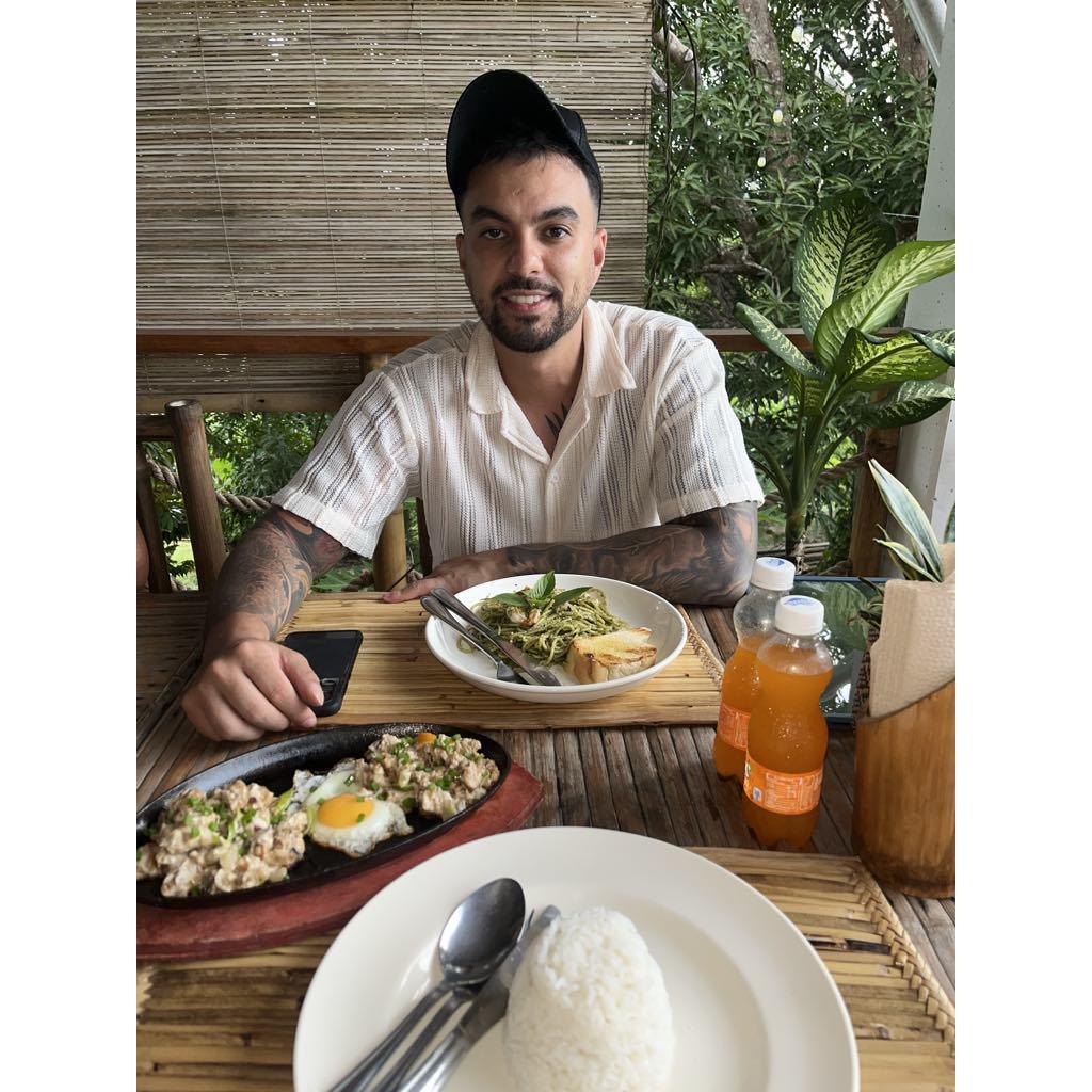 Puerto Princessa Sabang- Ocean Green Eco Lodge restaurant. Absolute must try food!! (near wedding venue)