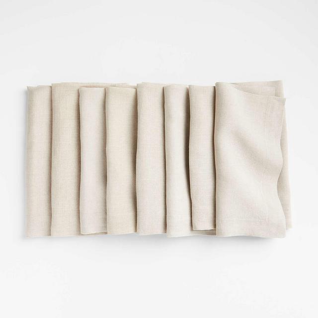 Marin Organic Natural Linen Napkin, Set of 8