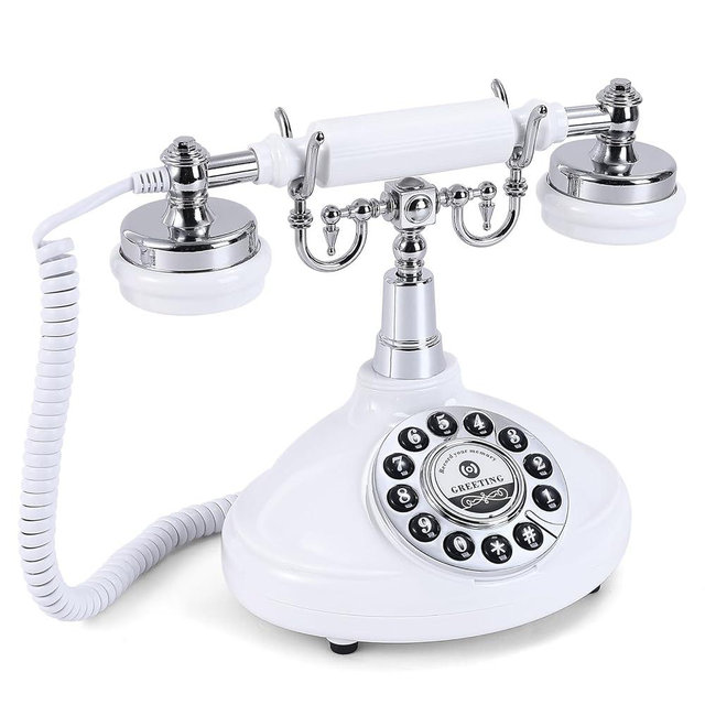 Audio Guest Book Wedding Phone (White)