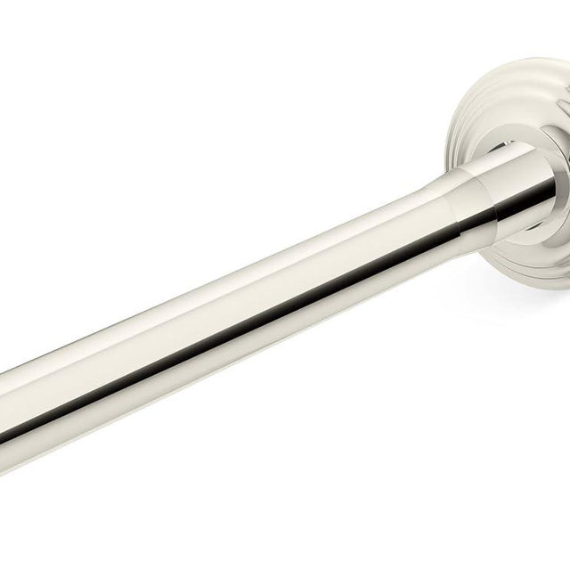 KOHLER K-9349-SN EXPANSE CURVED SHOWER ROD - TRADITIONAL, Vibrant Polished Nickel