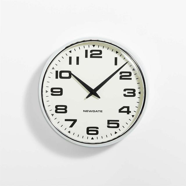 Newgate Superstore Chrome Wall Clock