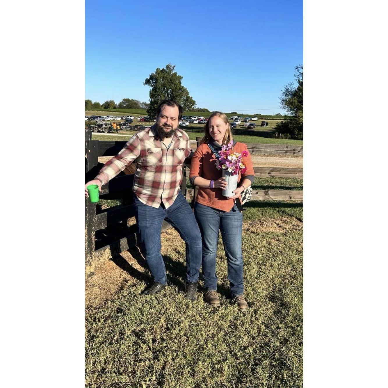Annual pumpkin patch trip.