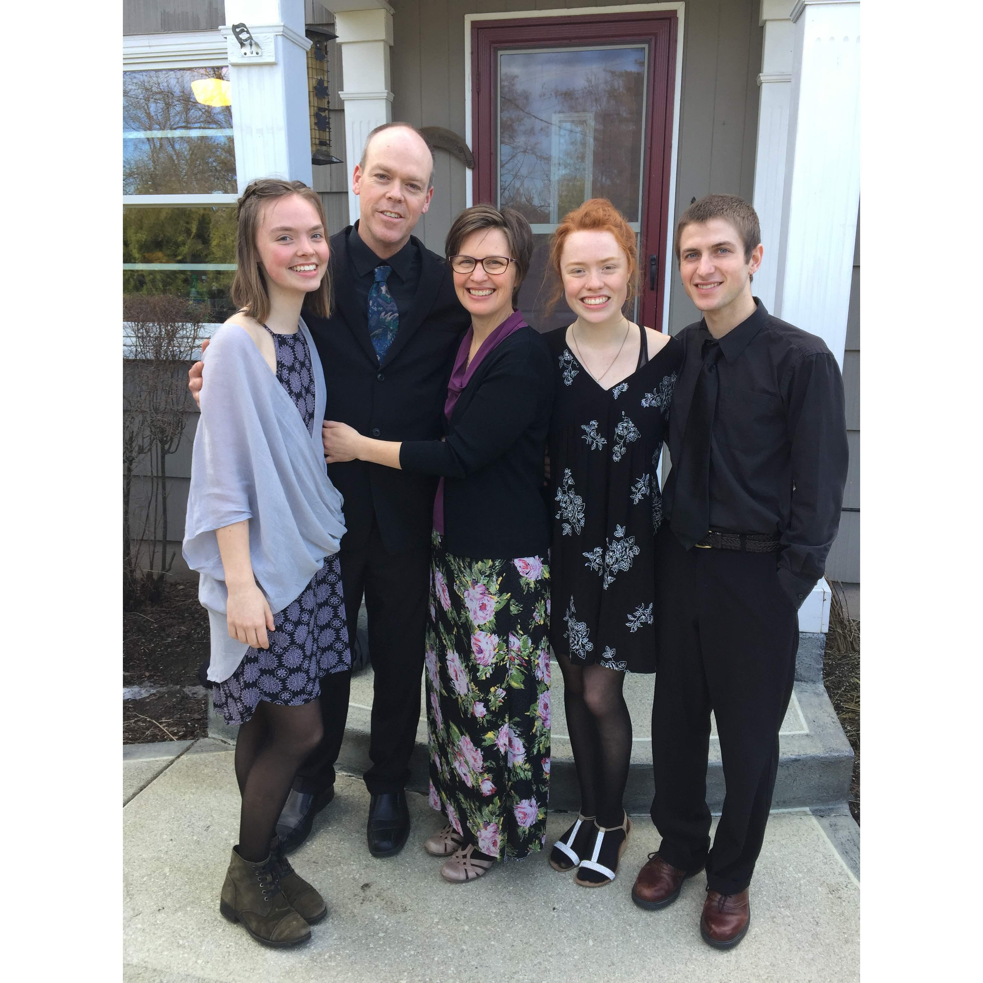 Sam and I (Rachel) came back to Washington for my grandma's (Judy Busch's) memorial service. She will be missed at the wedding <3