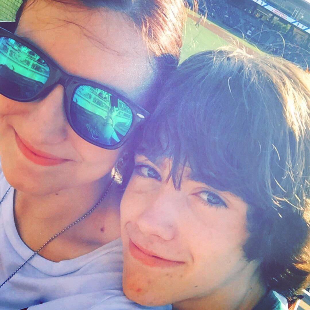 First baseball game together