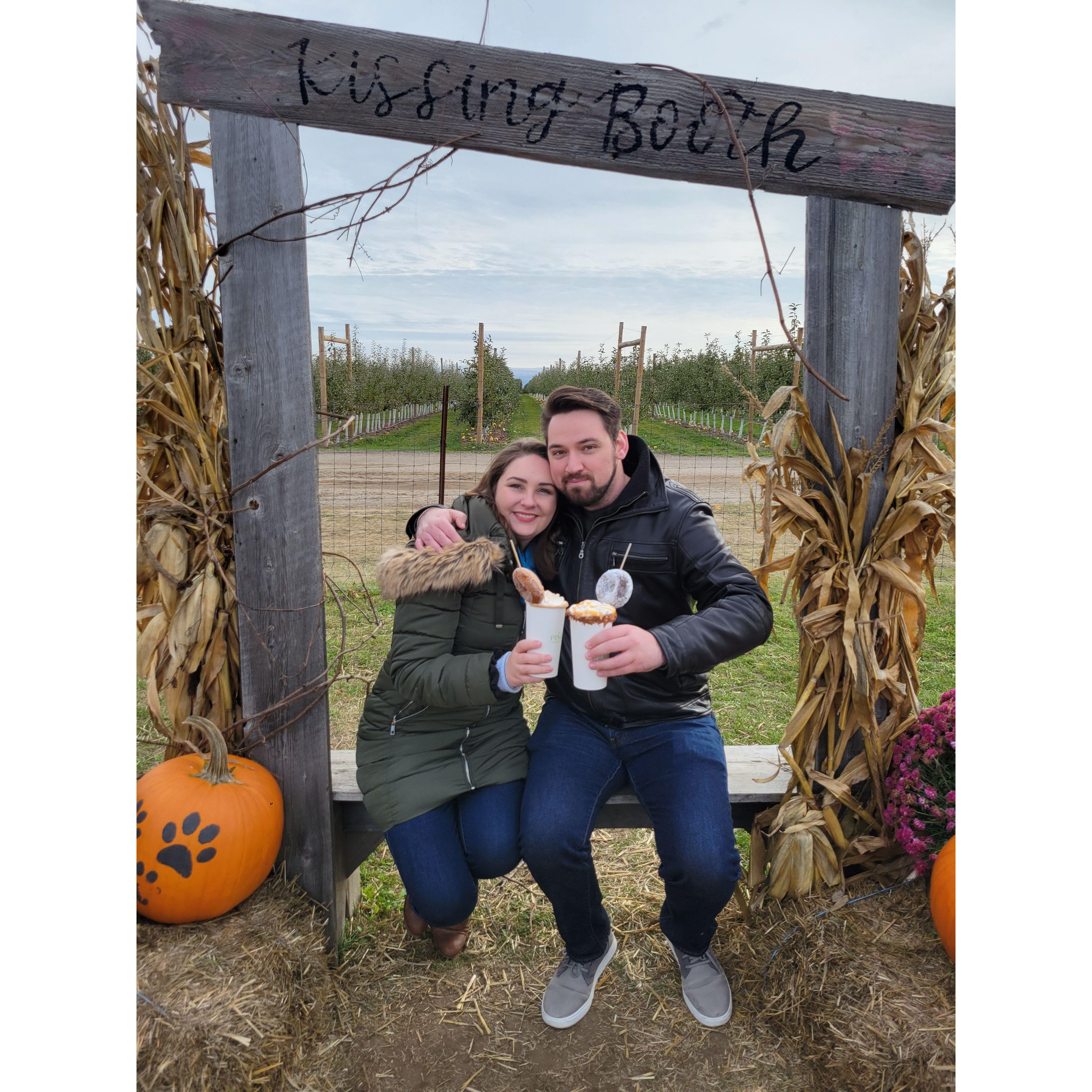 Trying to stay warm in Canada