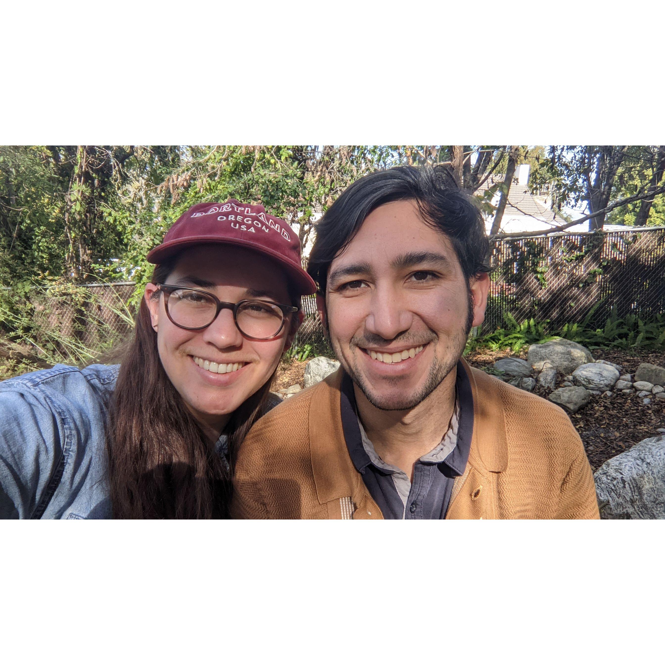 Touring Rancho Los Cerritos, our wedding venue.
