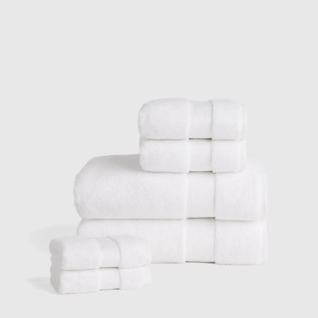 Turkish Ultra Plush Bath Towel Bundle - White