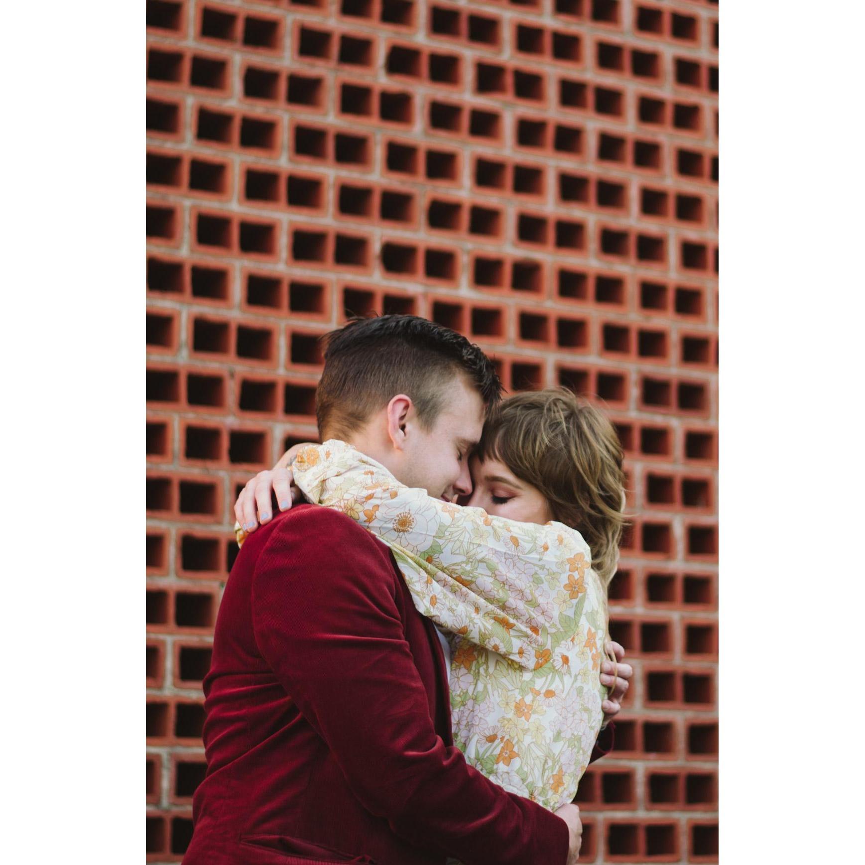 Engagement photos by Anne Deis