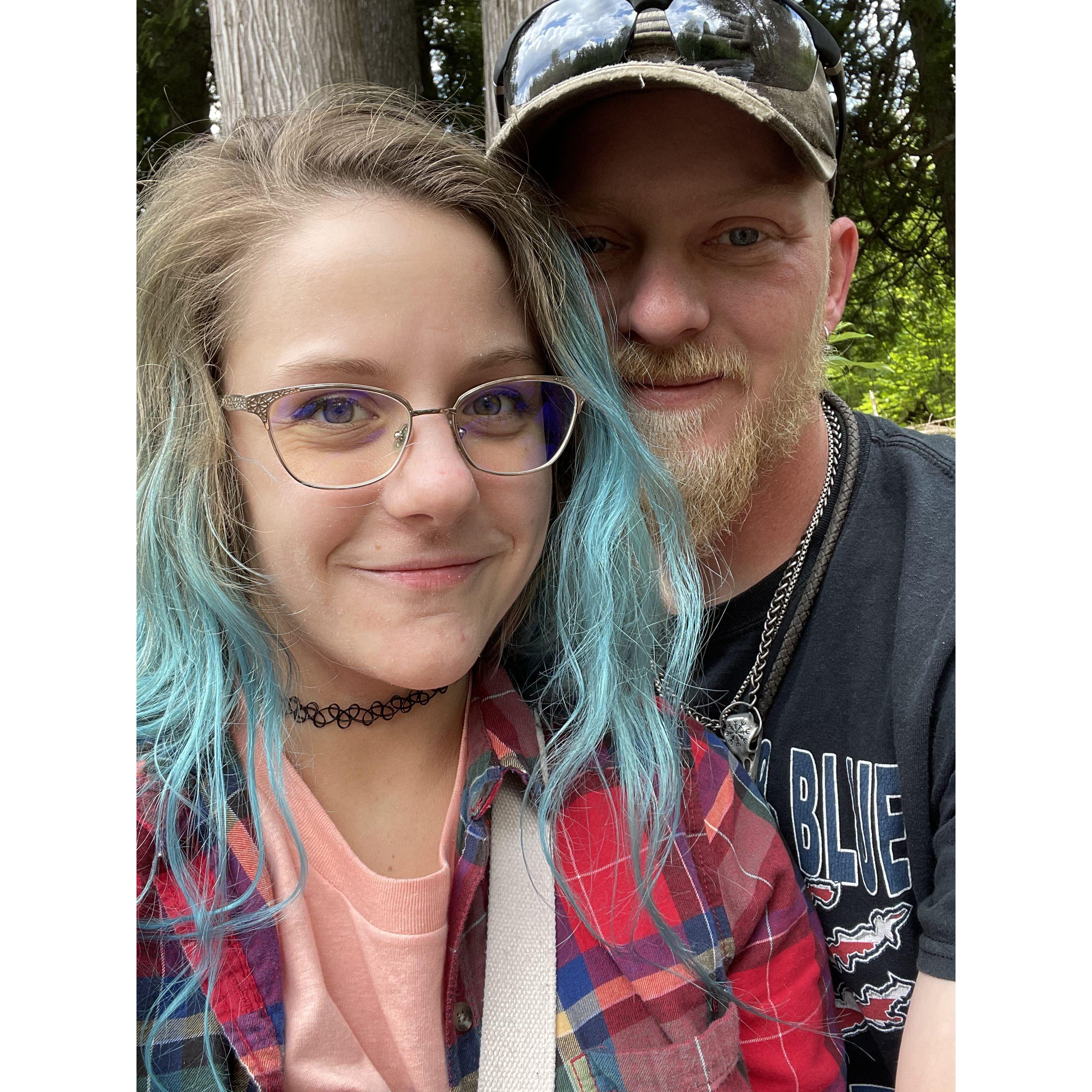 Loren first told Ally he loved her right before this pic, taken at Gooseberry Falls Spring 2021.