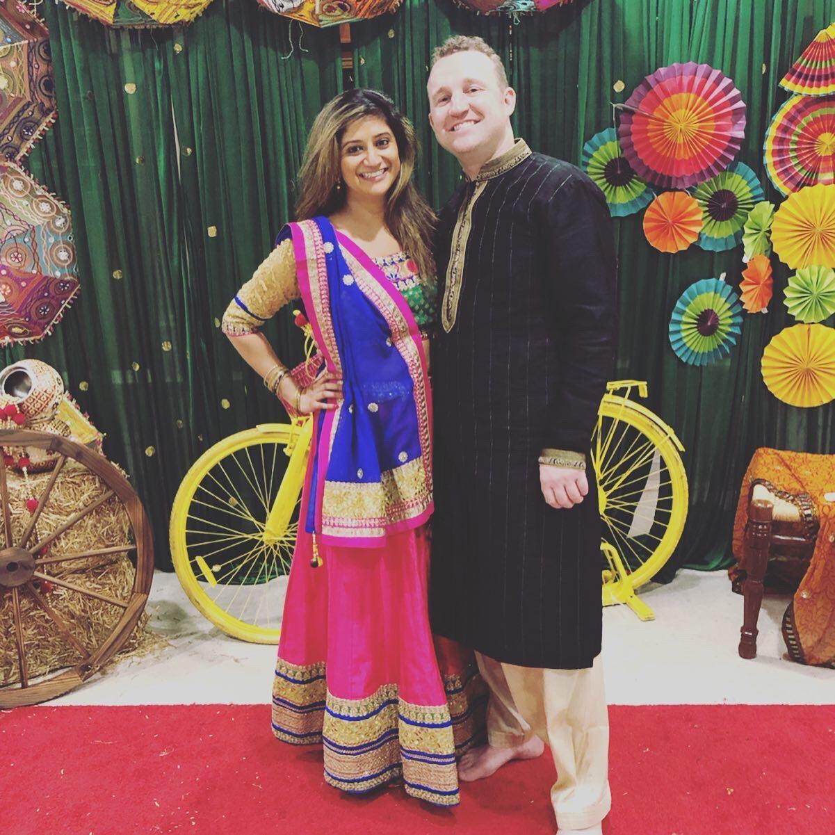 Also at Aneri's cousin's wedding- this was Sangeet night where Michael showed off his hot moves and wowed everyone!