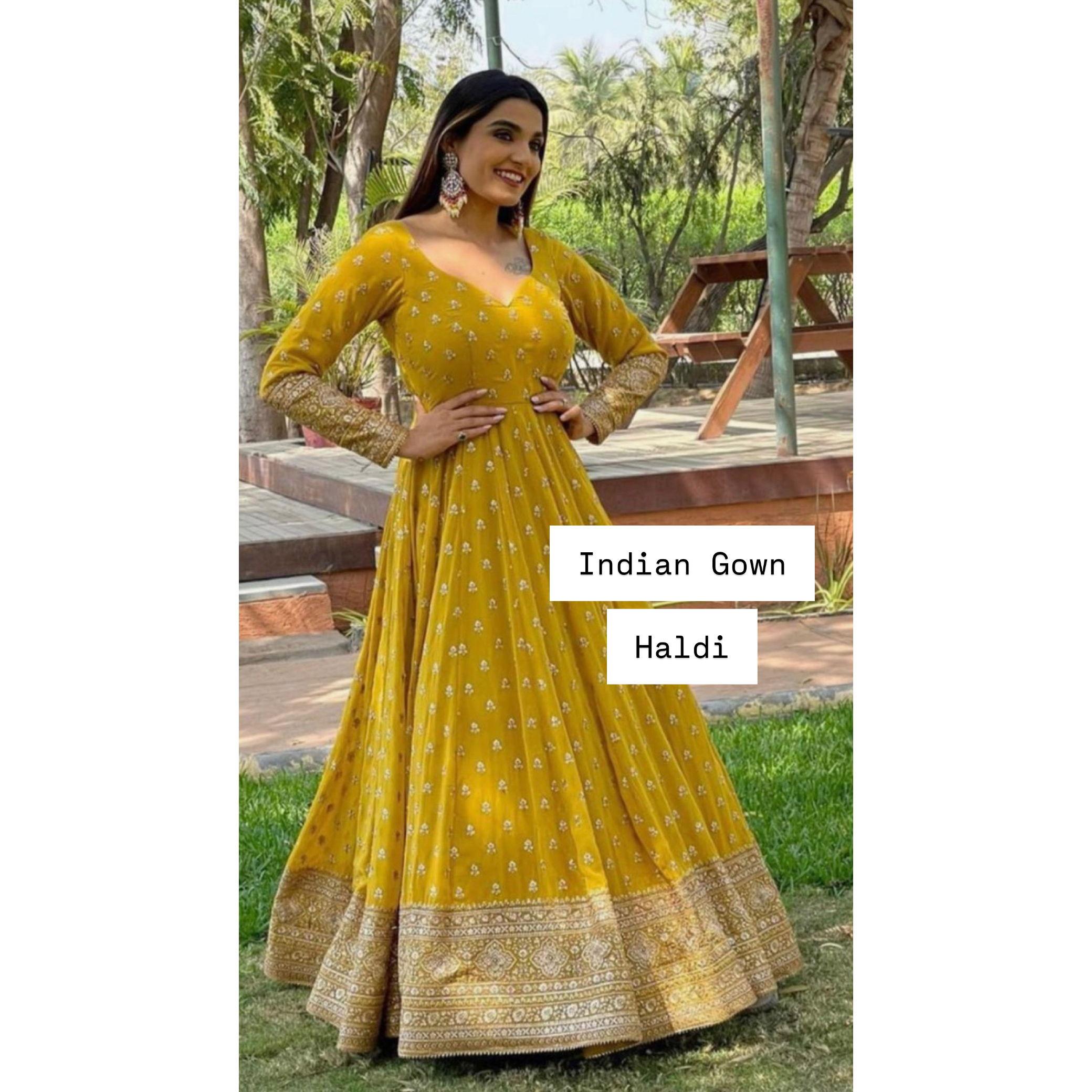 Indian Gown - Haldi