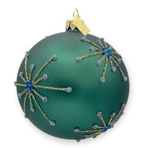 Currin & Cade Starbursts Ornament, Emerald