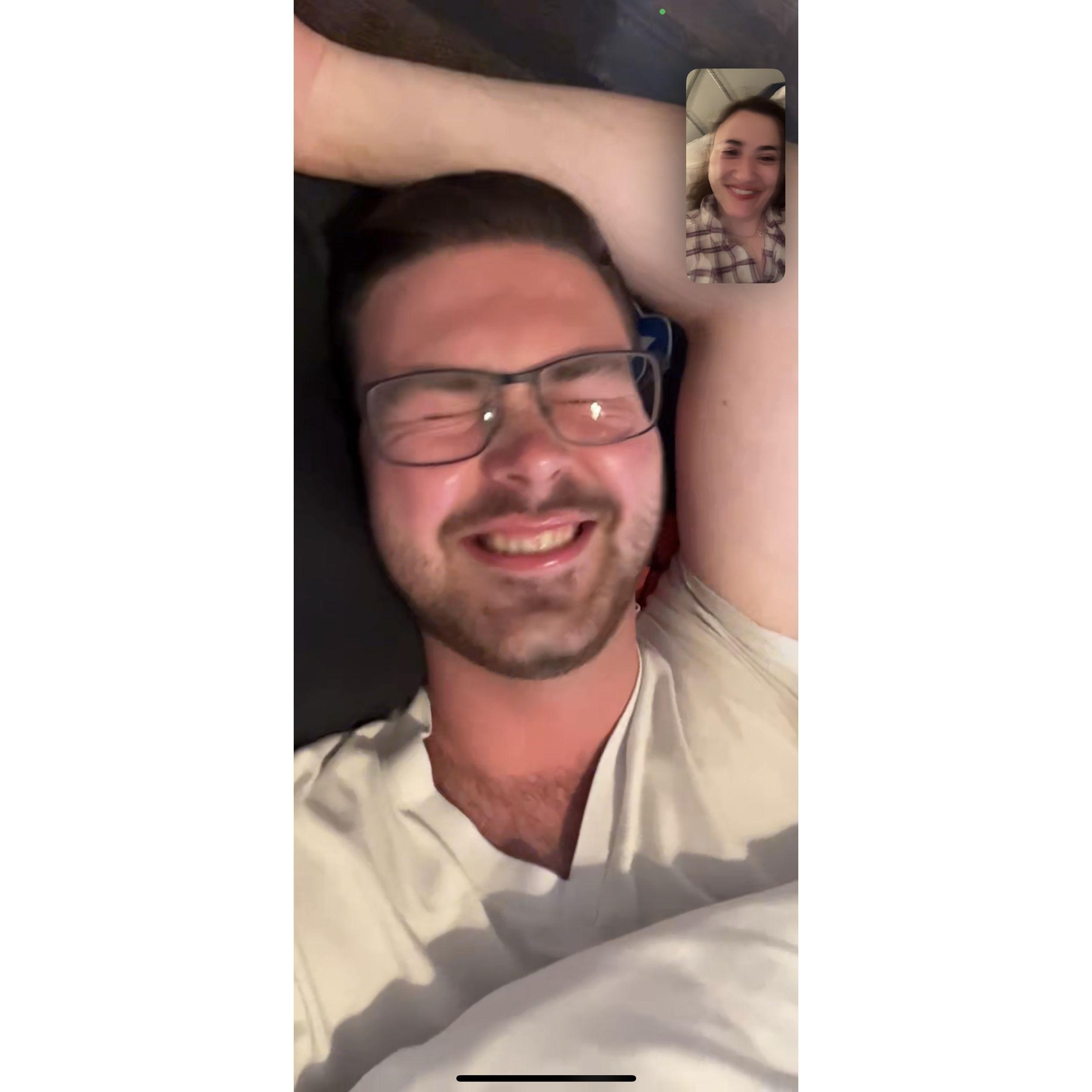 Many Zoom calls were had from January-May of 2023 while Aaron was in NOLA